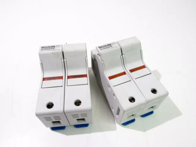 Ferraz Shawmut Ultrasafe Us3J31/Us3J3I Fuse Holder 600V 30A (Lot Of 2) *Xlnt*