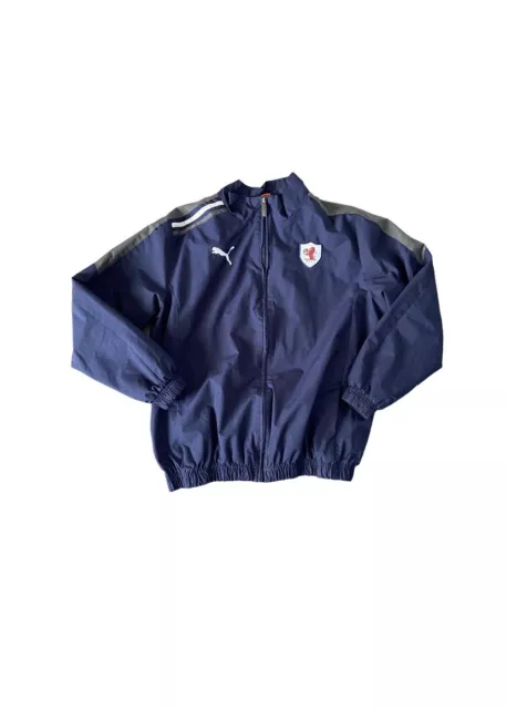 Raith Rovers Lightweight Puma Navy Zip Up Jacket Size L