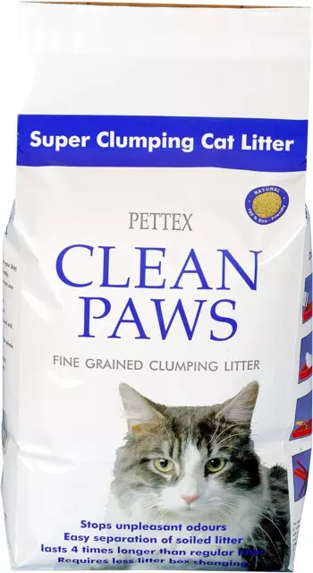 Pettex Clean Paws Microgranule Super Clumping Ultra Cat Litter 5 Kg