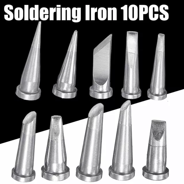 10Pcs Soldering Iron Tip Set For Weller WSD81/WD1000/WSP80 WP80 LT Tips