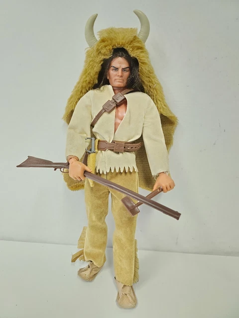 MATTEL BIG JIM Karl May Bloody Fox, nahezu komplett, selten, lose EUR