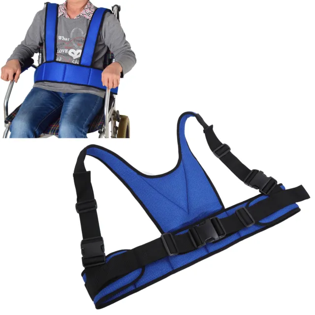 Heelchair Safety Vest Belt Wheelchair Fixing Belt Adjust Wheelchair Strap (en A