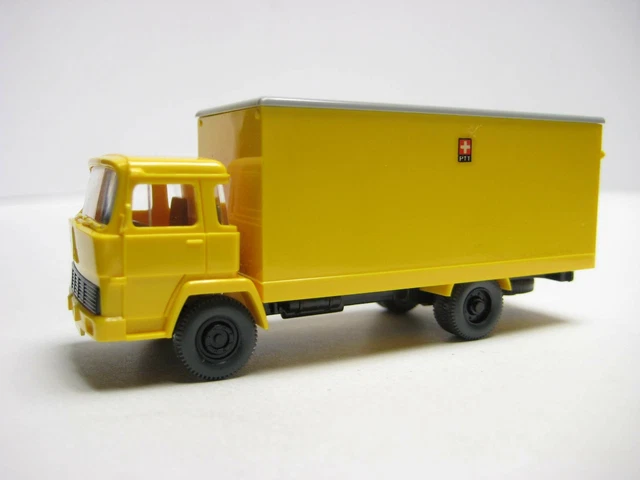Wiking 550-36 Magirus 100 D 7 FL Post-Koffer - 'PTT' Schweizer Post
