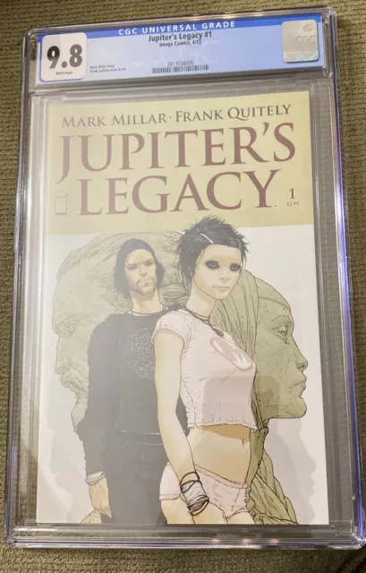 Jupiter's Legacy #1 CGC 9.8 White Pages Image Comics NM/MT Hot Key Grail Netflix