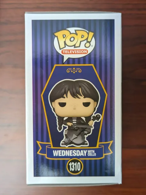 Funko POP! Wednesday with Cello, Shop Exclusive #1310; Addams Family, Netflix 3