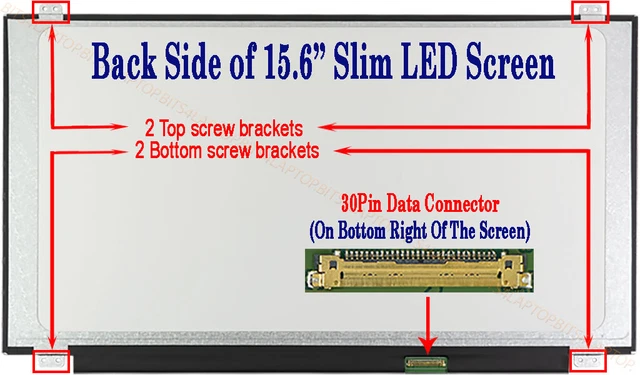 Compatible Innolux N156BGA-EA2 REV C1 15.6" LED LCD Laptop Screen 30 Pin Display