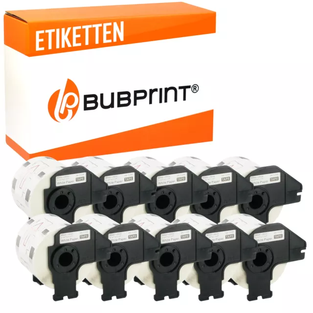 10x Etiketten kompatibel für Brother DK-11209 P-Touch QL500 QL570 QL700 QL800