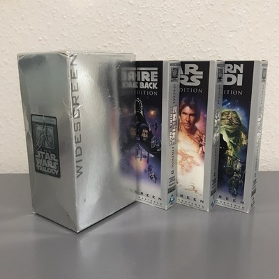 star wars widescreen vhs box set