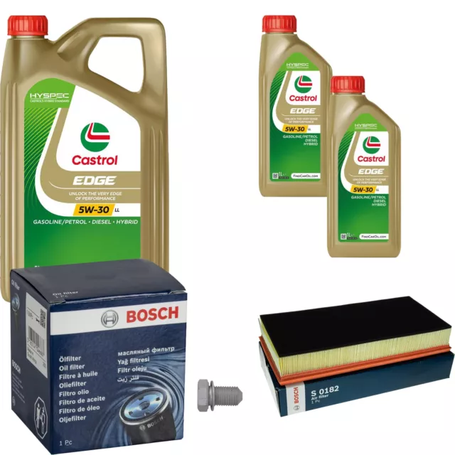 Bosch Inspection Set 7 L castrol edge 5W-30 Ll pour Porsche Cayenne 3.6 De VW