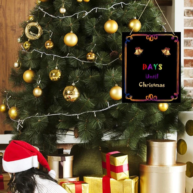 Ornements De Noël En Céramique Non Peints - Lot De 2 : Tableau Noir Et Livre Scolaire - Décoration Artisanale