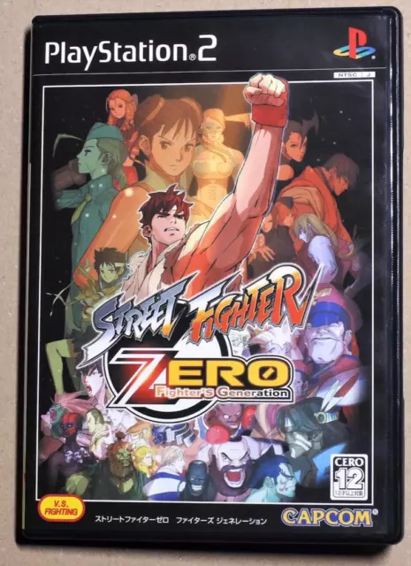 Street Figther Zero Fighters Generation - Ps2 Jogo PlayStation 2