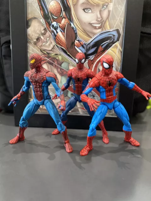 Spiderman Diamond Select 7" Action Figure  Marvel Comics Lot