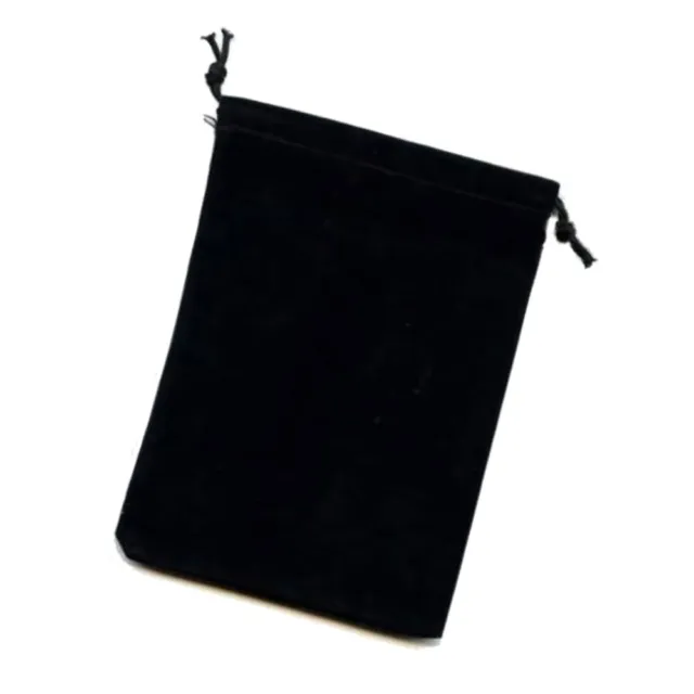 Chessex Black Velour Dice Bag (Large) (US IMPORT)