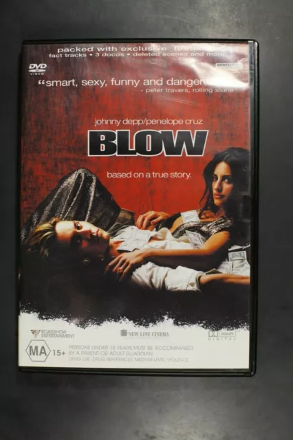 Blow - Johnny Depp - Penelope Cruz   - Pre-Owned (R4) (D384)