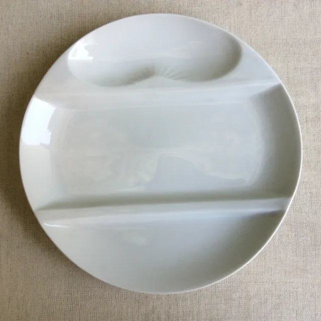 Assiette à asperges porcelaine LIMOGES  L&Cie
