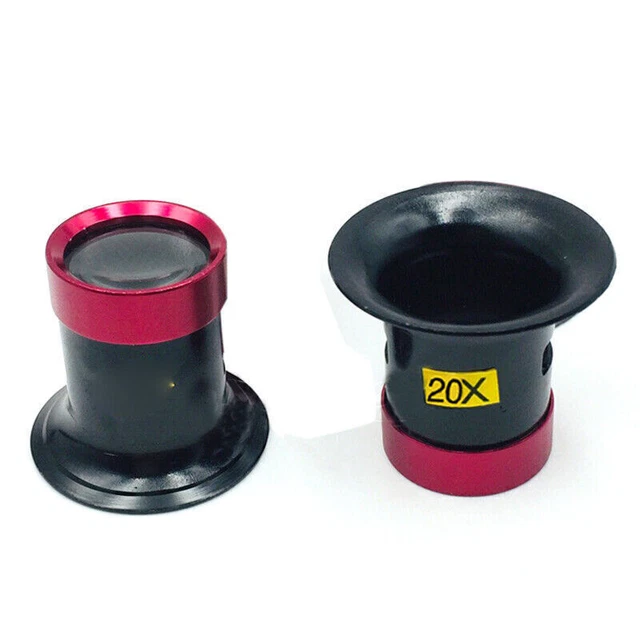 20X Eye Magnifier Loupe Jewelry Watch Tool Monocular Magnifying Glass Loupe Lens
