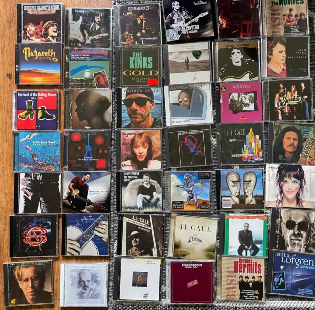 CD-Sammlung Rock/Pop/Blues - 80 CD'S
