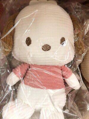 Sanrio Pochacco Sitting Stuffed Toy Corduroy / Plush Doll Dog Xmas Gift Japan