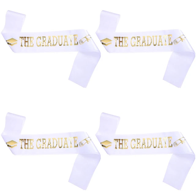 4 pz spalline fascia per laurea sciarpa regalo