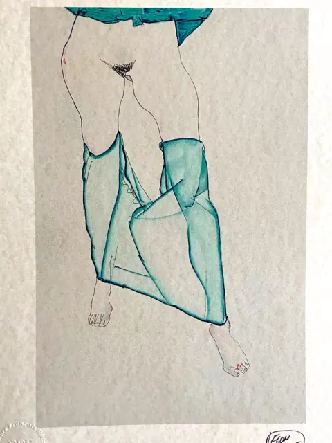 Egon Schiele Litografía Efr 1979-175 Ex (Gustav Klimt Edvard Munch Matisse)