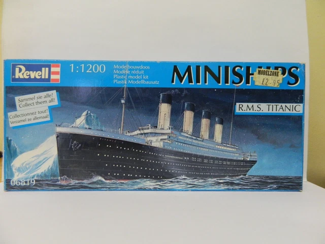VINTAGE REVELL 1/1200 Scale Rms Titanic Ship Model Kit £6.99 - PicClick UK