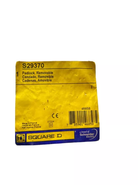 Schneider Electric Removable Handle Padlock Device S29370 Item 021713 I4-2