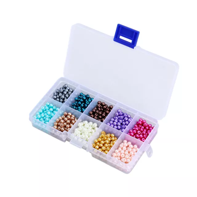1000 PCS Gemstone Round Loose Bracelets Beads Acrylic Photo Keychain