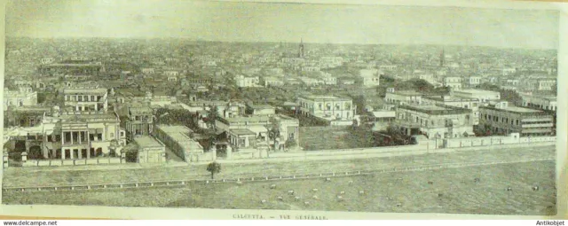 Inde Calcutta Panorama 1864