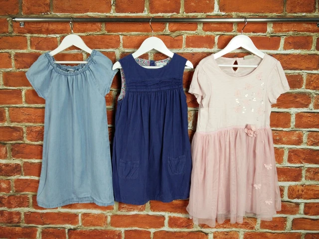 Girl Bundle Age 5-6 Year Next Jojo Maman Bebe Pinafore Dress Corduroy Tutu 116Cm