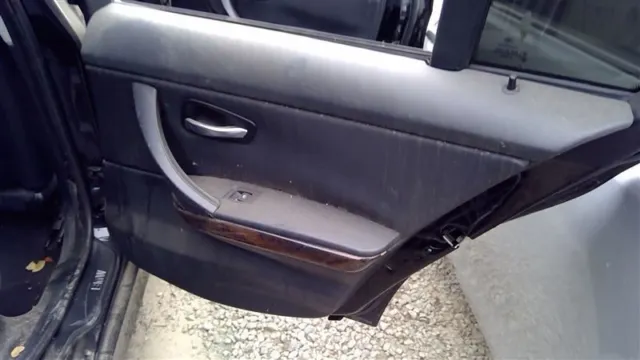 Black Passenger Right Rear Door Trim Panel Fits 2006 BMW 325i E90 OEM