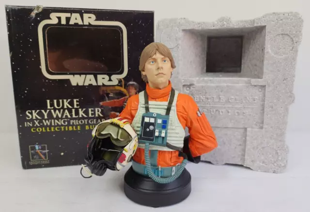 Star Wars Luke Skywalker in X-Wing Gentle Giant Mini Bust Resin Statue 1834/1500