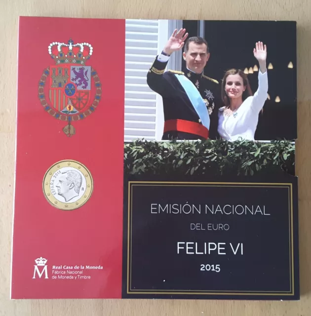 Coffret serie Euro Espagne 2015 BU - Felipe VI