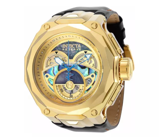 Invicta Reserve Elite Swiss Quartz Chronograph MOP & Abalone Watch