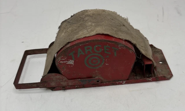 VINTAGE TARGET CIGARETTE Roller Red Metal $29.00