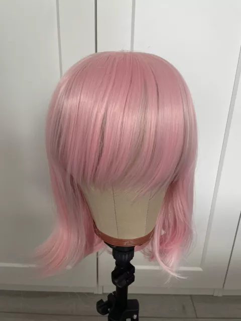 Coscraft Bangs Straight Short Pink Wig Fashion Cosplay
