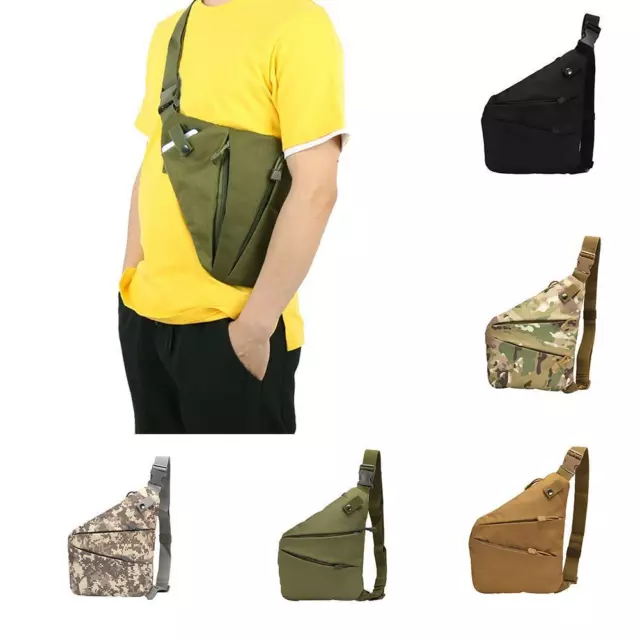 Mens Tactical Military Messenger Shoulder Bag Sling Chest Bag Outdoor Hot Y9O1