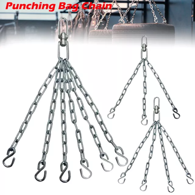 3 4 6 Strand Hanging Steel Chains & Swivel MMA,Boxing Heavy Duty Punch Bag Chain