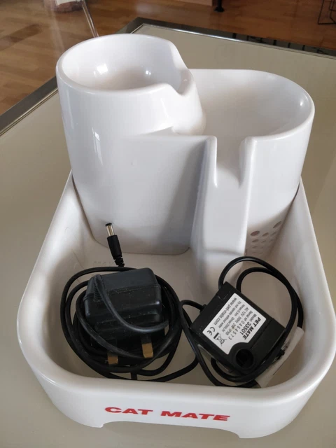 Cat Mate 2L Drinking Water Fountain, Cat Fountain for Cats and Small Dogs