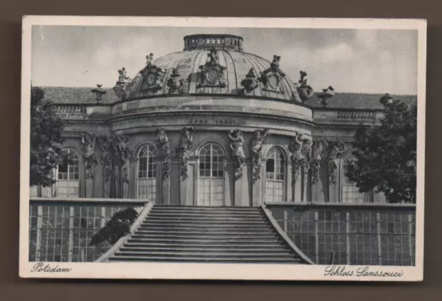 AK DR - Potsdam - Schloss Sanssouci bei Wildpark ~ 1936 n. Saalfeld