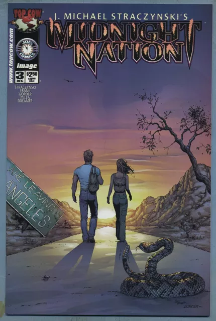 Midnight Nation #3 (2000 Image [Top Cow]) J. Michael Straczynski, Gary Frank m