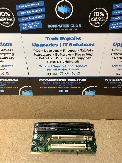 VINTAGE DELL ISA PCI Motherboard Riser Card 1997 Retro PC Upgrade ...