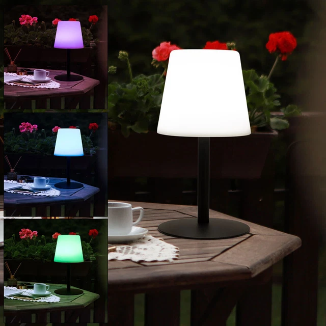Lampe De Chevet LED Avec Fonction Tactile, Gradable, Lampe De Table Avec Batterie Rechargeable, Avec 8 Couleurs Et 3 Modes, Rechargeable Par Câble USB, Avec Fonction Minuterie, Pour La Chambre à