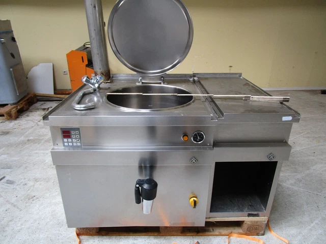 MKN OPTIMA 85 KOCHKESSEL ,Wurst Kessel,  wird mit ERD  GAS ca 80 Liter