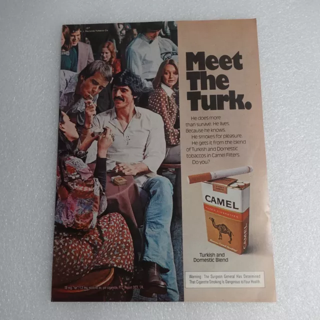 Vintage Print Ad Camel Cigarettes Sports Illustrated Feb 24, 1975