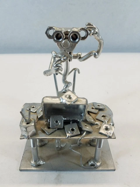 Nuts and Bolts Metal Sculpture