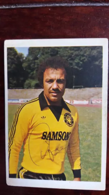 Bergmann collectible picture 1977/78 Erwin Kostedde Borussia Dortmund autographed
