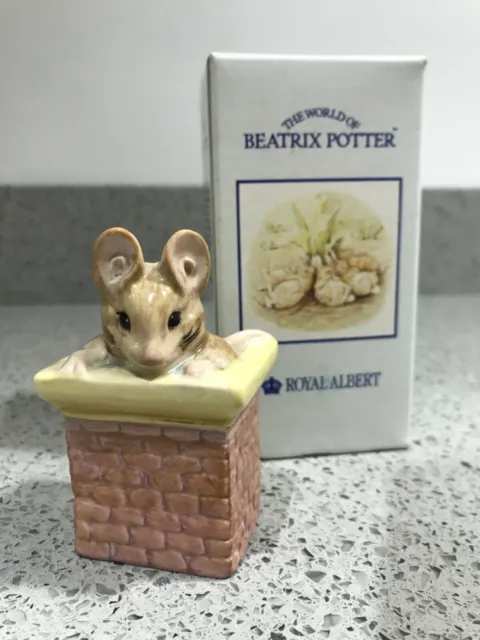 Vintage Royal Albert Beatrix Potter TOM THUMB BP6a Figurine from 1989 - Boxed