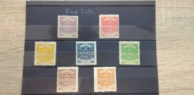 Briefmarken Samoa  Express 7 Werte ungebr. mit Falz