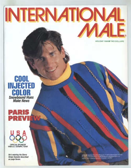 International Male 1988 Holiday 48pgs Ron Arragon Gay Fashion Catalog M24849