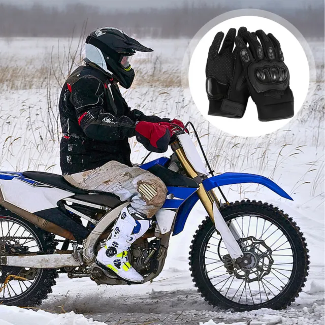 Motorbike Cycling Gloves Fitness Windproof Warm Road Winter Mitten Man Outdoor